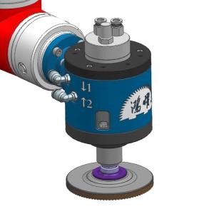 轴向 气动浮动力控打磨一体机